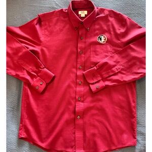 Cutter &‎ Buck Florida State Seminoles Button Down Shirt Mens Large L